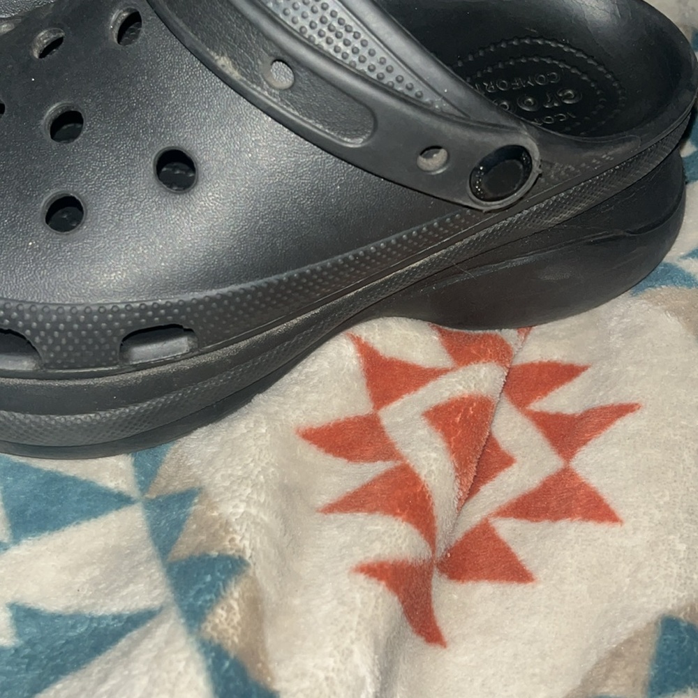 Crocs Classic Black Clogs Platform - image 2